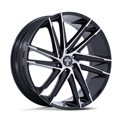 DUB 1PC DC275 BLAZE 24X10 30 6X135 GLOSS BLACK W/ MACHINED FACE