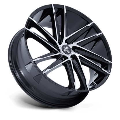 DUB 1PC DC275 BLAZE 24X10 30 6X135 GLOSS BLACK W/ MACHINED FACE