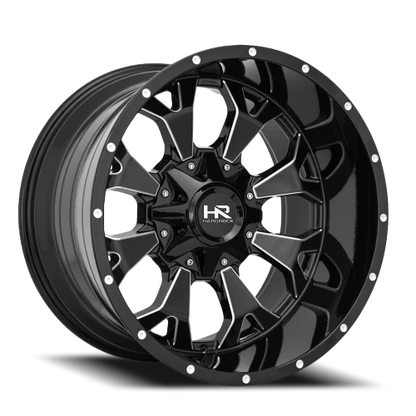 Hardrock Offroad Devastator H711 - 22x10 -25mm 6x135/6x139.7 Gloss Wheel | H711-221037125GBM