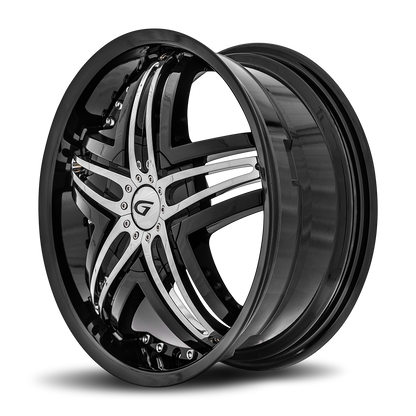 GIANNA Blitz 20x8.5 Blank 20mm Gloss Black G1-208BLNK2073B