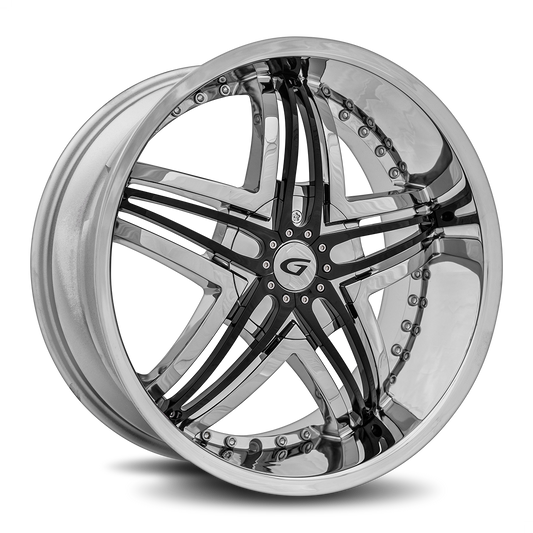 GIANNA Blitz 20x8.5 5x112/114.3 35mm Chrome G1-2085D243573