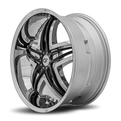 GIANNA Blitz 20x9.5 Blank 35mm Chrome G1-209BLNK3573