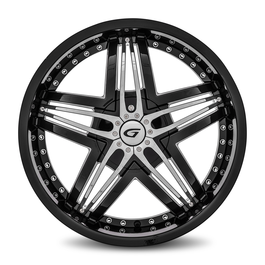 GIANNA Blitz 22x9.5 Blank 40mm Gloss Black G1-229BLNK4073B