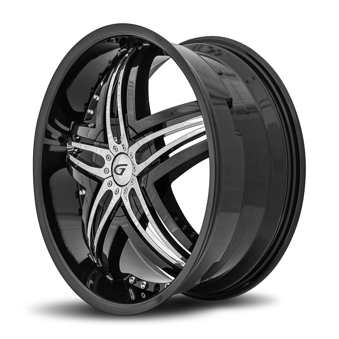 GIANNA Blitz 22x9.5 6x139.7 (6x5.5) 40mm Gloss Black G1-22961394073B