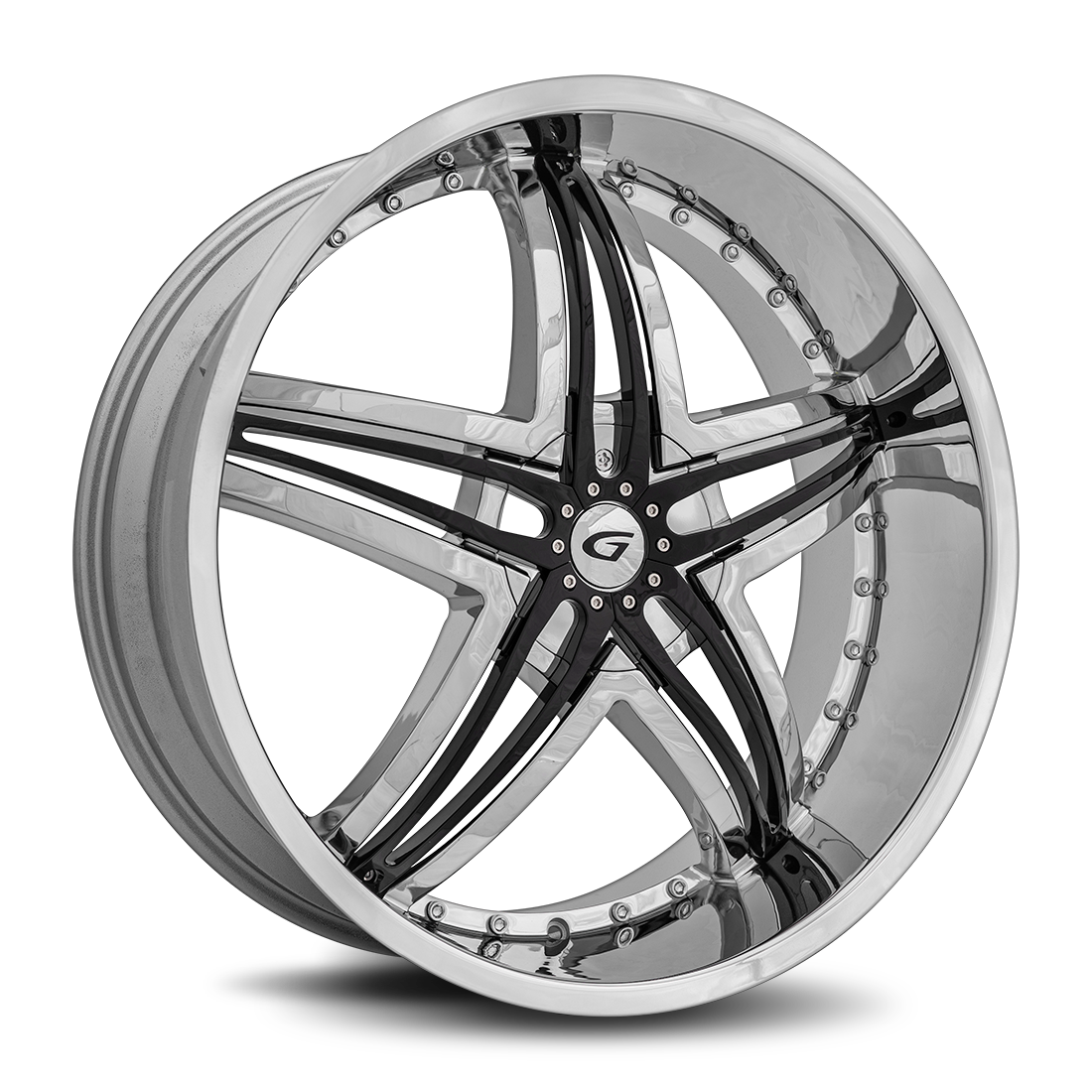 GIANNA Blitz 24x10 Blank 35mm Chrome G1-241BLNK3578L