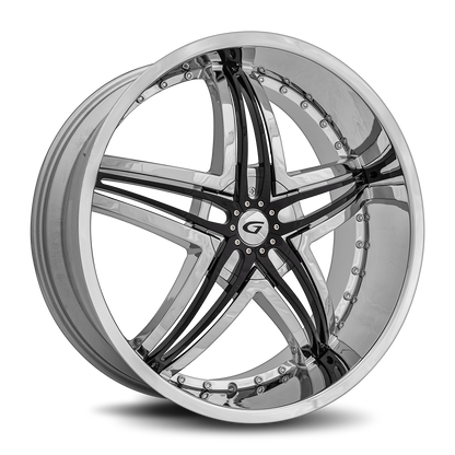 GIANNA Blitz 24x10 Blank 35mm Chrome G1-241BLNK3578L