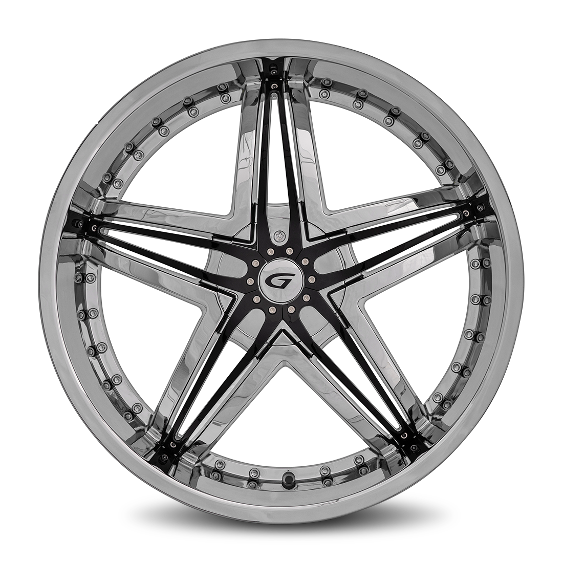 GIANNA Blitz 24x10 Blank 35mm Chrome G1-241BLNK3578L