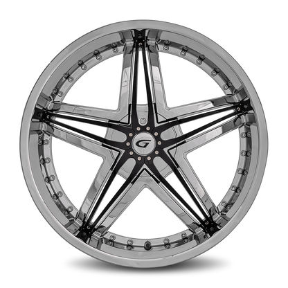 GIANNA Blitz 24x10 Blank 35mm Chrome G1-241BLNK3578L