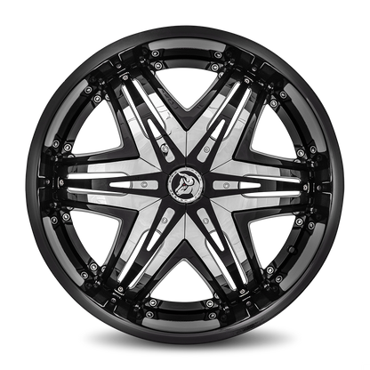 DIABLO Elite 22x8.5 Blank 18mm Gloss Black DE-228BLNK1873B