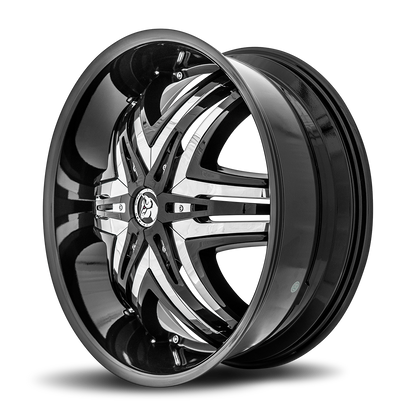 DIABLO Elite 22x9.5 Blank 35mm Gloss Black DE-229BLNK3573B
