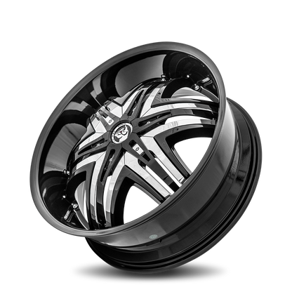 DIABLO Elite 22x9.5 Blank 13mm Gloss Black DE-229BLNK1373B