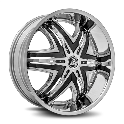 DIABLO Elite 22x9.5 Blank 13mm Chrome DE-229BLNK1373