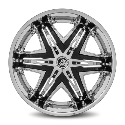 DIABLO Elite 22x8.5 Blank 18mm Chrome DE-228BLNK1873