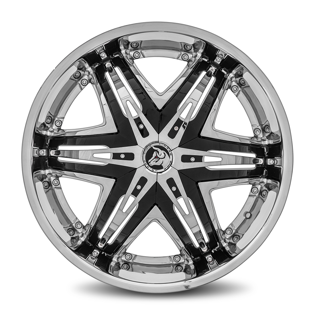DIABLO Elite 22x9.5 Blank 13mm Chrome DE-229BLNK1373