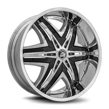 DIABLO Elite 24x10 Blank 12mm Chrome DE-241BLNK1278