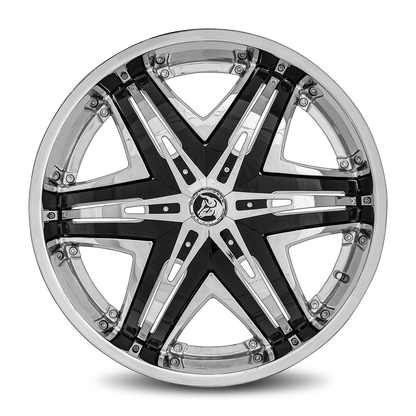 DIABLO Elite 24x10 Blank 12mm Chrome DE-241BLNK1278XL