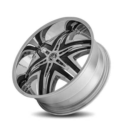 DIABLO Elite 24x10 Blank 12mm Chrome DE-241BLNK1278L