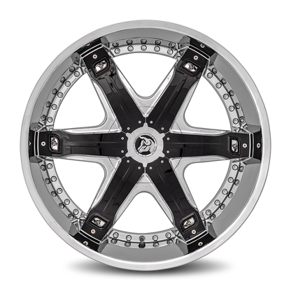 DIABLO FUR 24x10 Blank 12mm Chrome FUR-241BLNK1278