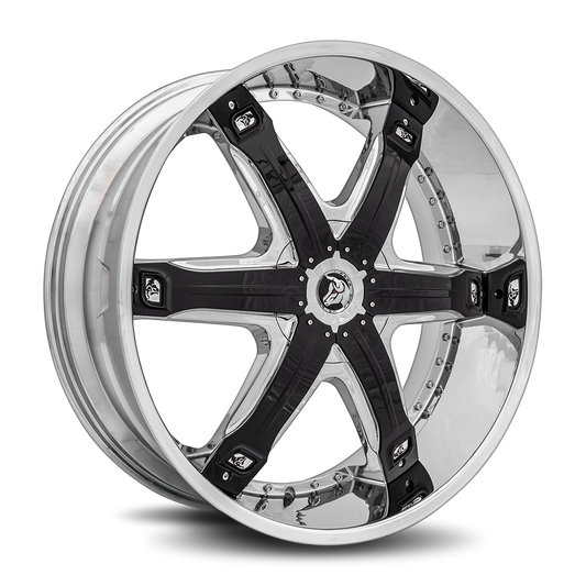 DIABLO Fury 26x10 Blank 15mm Chrome FUR-261BLNK1578XL