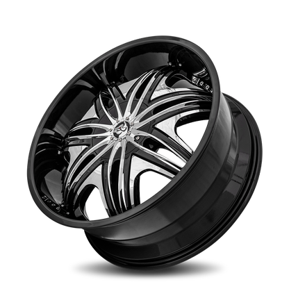 DIABLO Morpheus 22x9.5 Blank 13mm Gloss Black MOR-229BLNK1373B