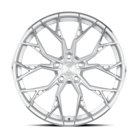 DOLCE PERFORMANCE ARIA 20X10 40 5X114.3 GLOSS SILVER MACHINED FACE