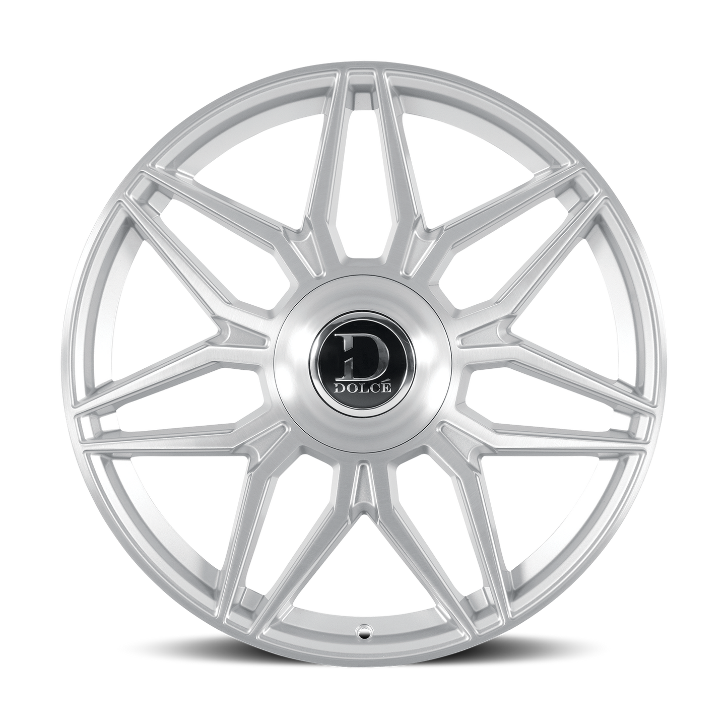 DOLCE LUXURY VERONA 22X9.5 35 6X135/139.7 GLOSSY SLIVER BRUSH FACE