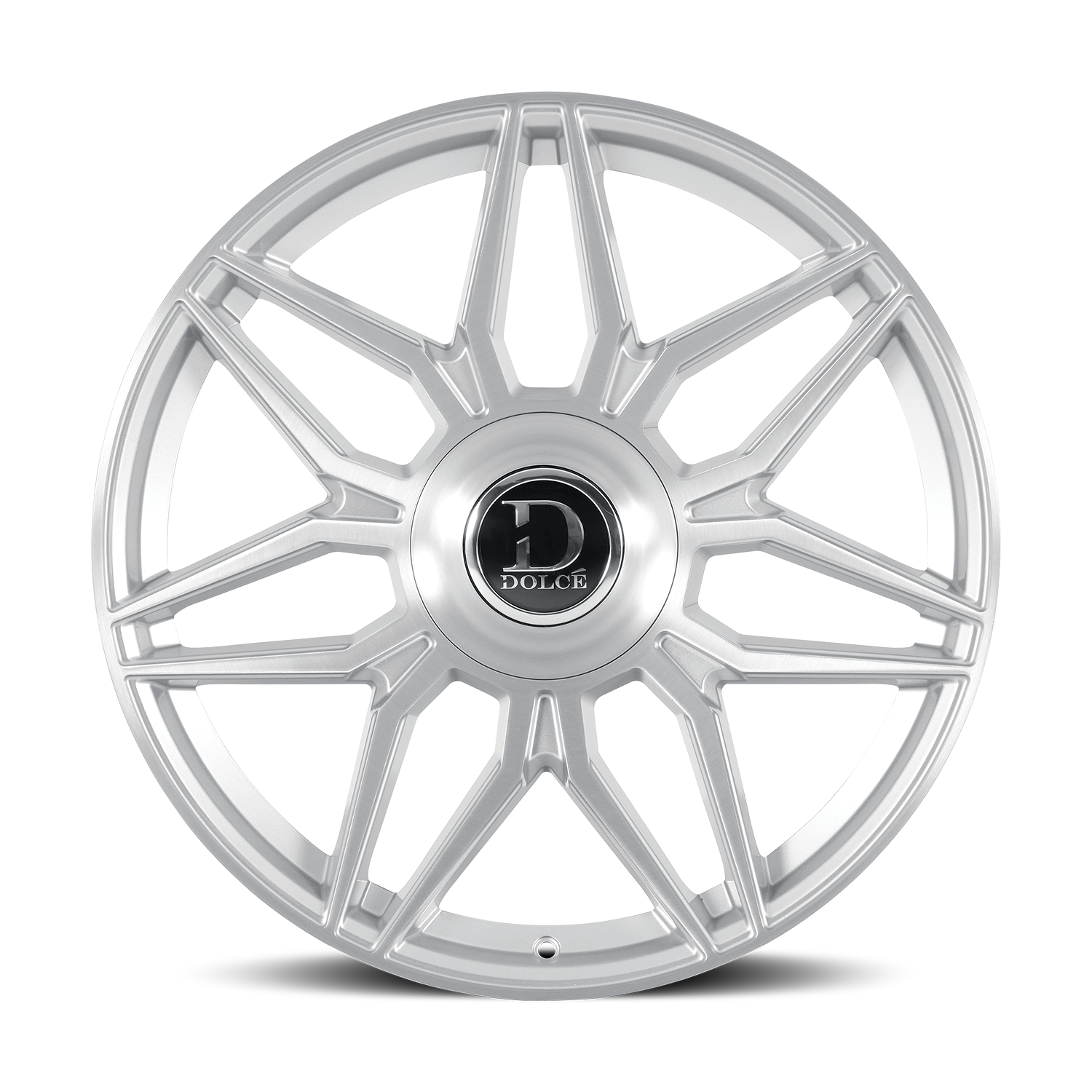 DOLCE LUXURY VERONA 22X9.5 35 6X135/139.7 GLOSSY SLIVER BRUSH FACE