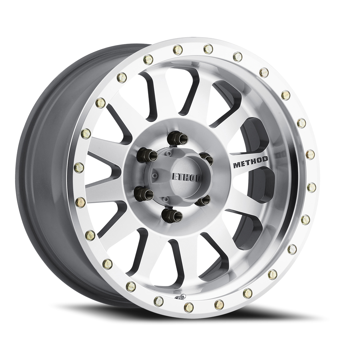 Method 304 20x10 6x139.7 (6x5.5) -18mm Double Standard Machined - Clear Coat MR30421060318N