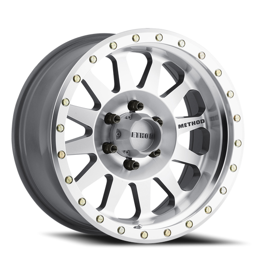 Method 304 16x8 6x139.7 (6x5.5) 0mm Double Standard Machined - Clear Coat MR30468060300