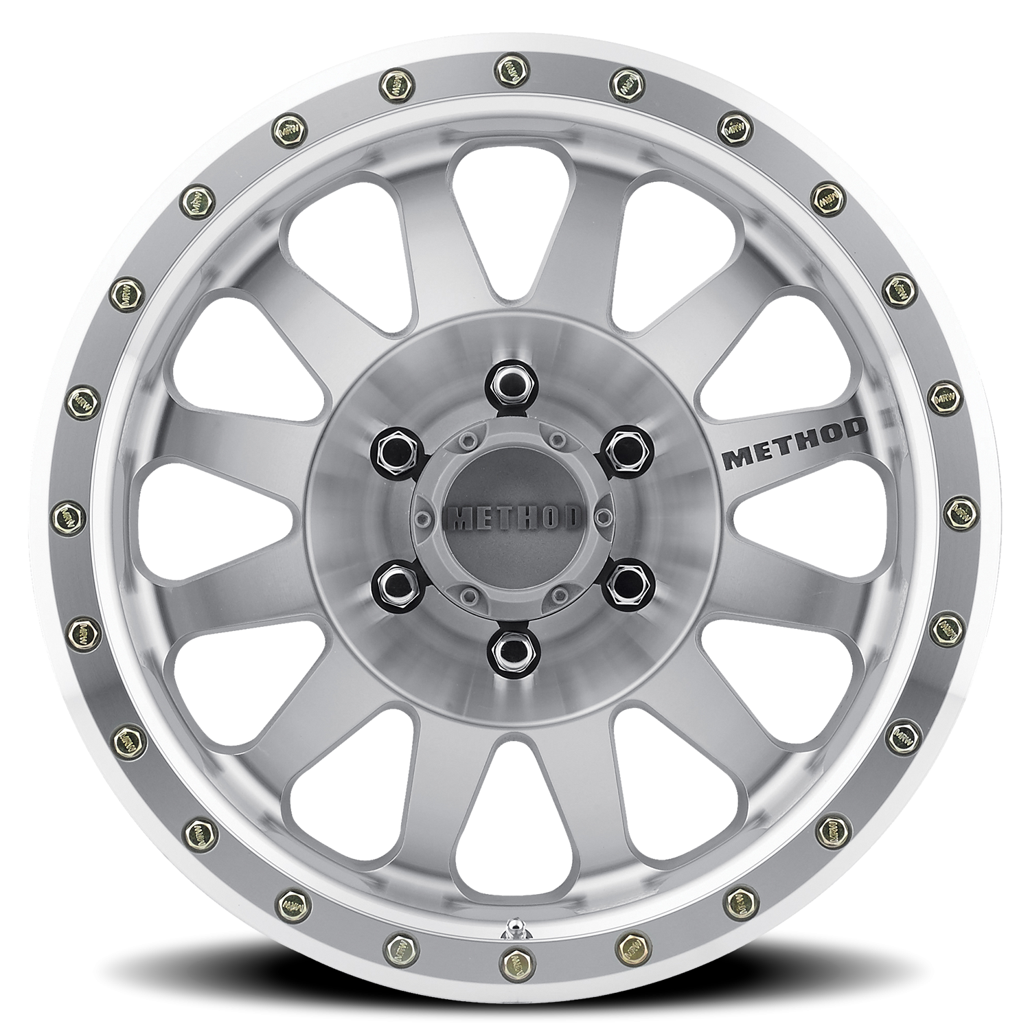 Method 304 17x8.5 6x135 0mm Double Standard Machined - Clear Coat MR30478516300