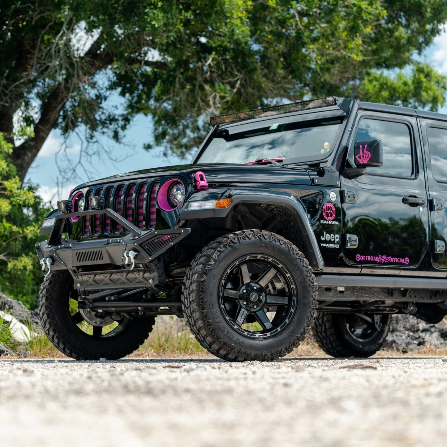 SET OF 4 WHEEL & TIRE PACKAGE | 4Play 4P63 22x10 -18 5x127/5x139.7 Gloss Black | 35x12.50R22 SureTrac Wide Climber R/T I