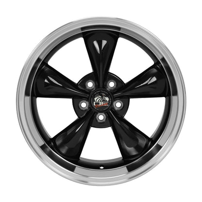18" Replica Wheel FR01 Fits Ford Mustang Bullitt 18x10 Black Wheel