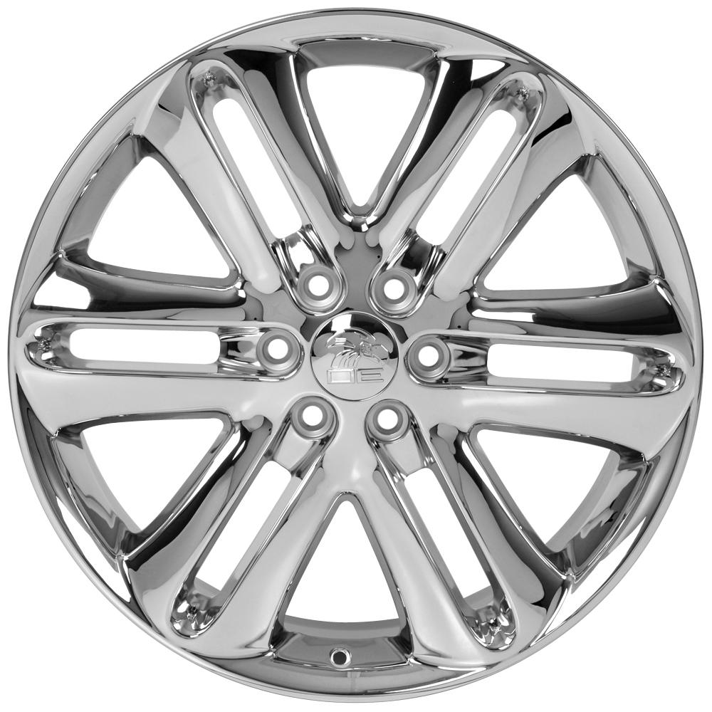 22" Replica Wheel FR76 Fits Ford F150 22x9 Chrome Wheel