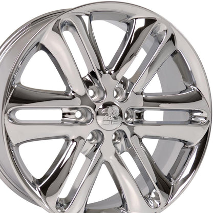 22" Replica Wheel FR76 Fits Ford F150 22x9 Chrome Wheel