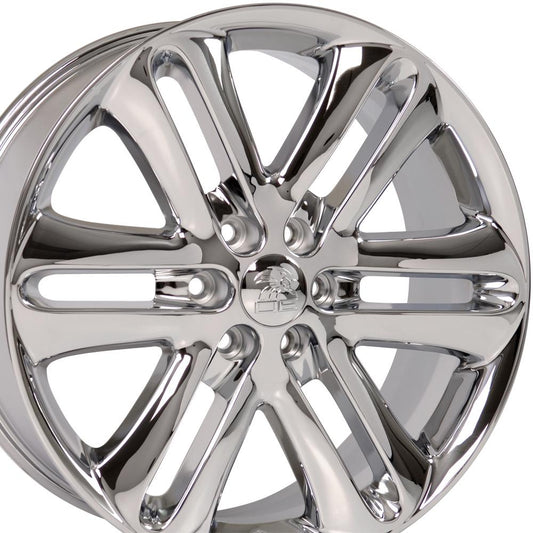 22" Replica Wheel FR76 Fits Ford F150 22x9 Chrome Wheel