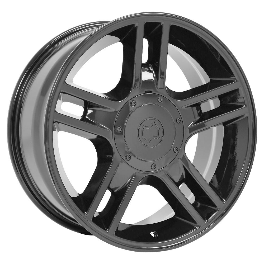 20" Replica Wheel FR81 Fits Ford F150 20x9 Black Wheel