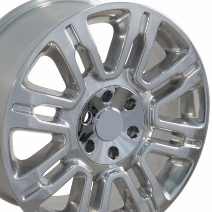 20" Replica Wheel FR98 Fits Ford Expedition 20x8.5 Polished Wheel