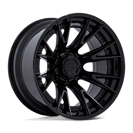Fuel 1Pc FC402 CATALYST - 20x9 1mm 8x165.1 MATTE BLACK W/ GLOSS BLACK LIP Wheel | FC402MX20908001