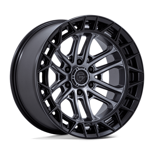 FUEL 1PC FC874 CELSIUS 17x9 -12 6x135 MATTE GUNMETAL W/ M-BLK LIP