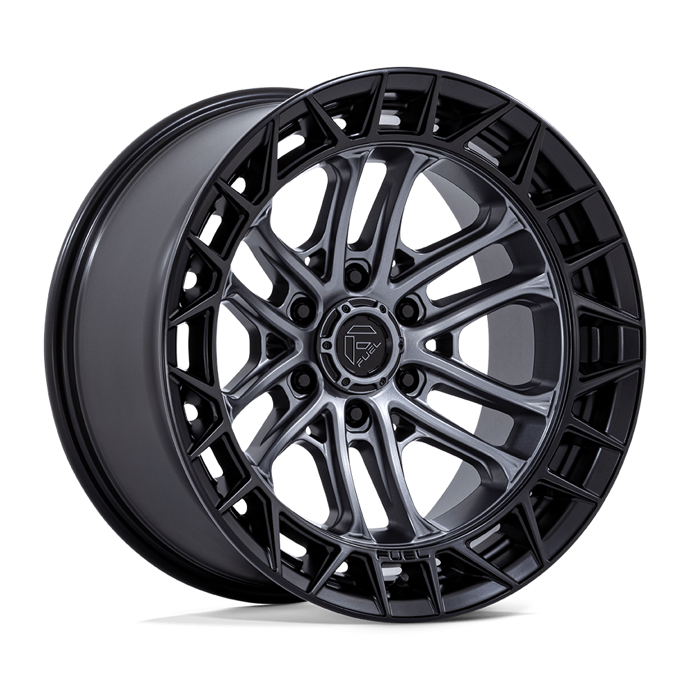 Fuel 1Pc FC874 CELSIUS - 20x9 20mm 6x139.7 MATTE GUNMETAL W/ M-BLK LIP Wheel | FC874AB20906820