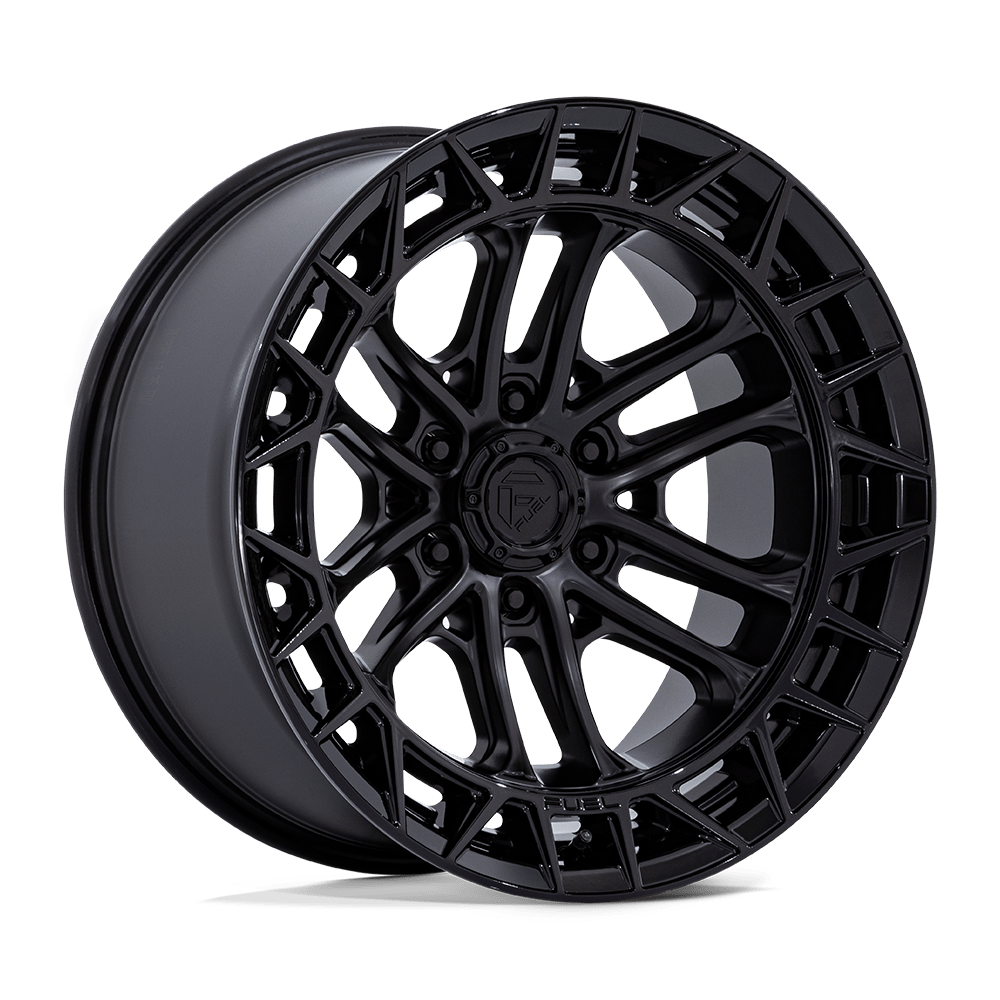 FUEL 1PC FC874 CELSIUS 17X9 -12 6X135 MATTE BLACK W/ G-BLK LIP