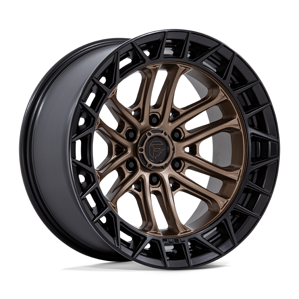 FUEL 1PC FC874 CELSIUS 17x9 1 6x135 MATTE BRONZE W/ M-BLK LIP