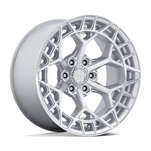 FUEL 1PC FC873 CHARGER 22X12 -44 5X127 GLOSS SILVER W/ MACHINED FACE