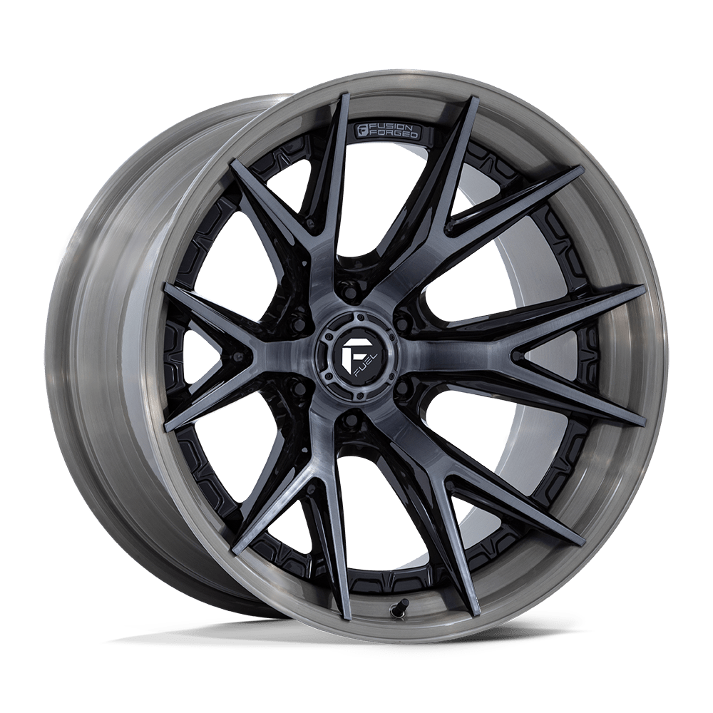 FUEL 1PC FC402 CATALYST 20x9 20 6x135 GLOSS BLACK BRUSHED DARK TINT