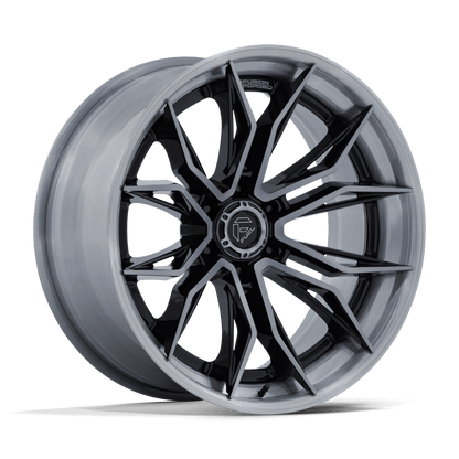 FUEL 1PC FC404 MUTINY 22X10 -18 6X135 GLOSS BLACK BRUSHED DARK TINT