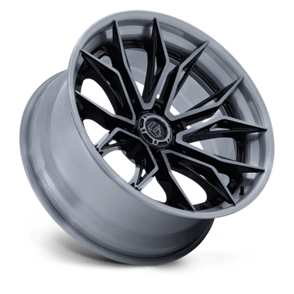 FUEL 1PC FC404 MUTINY 22X10 -18 6X135 GLOSS BLACK BRUSHED DARK TINT