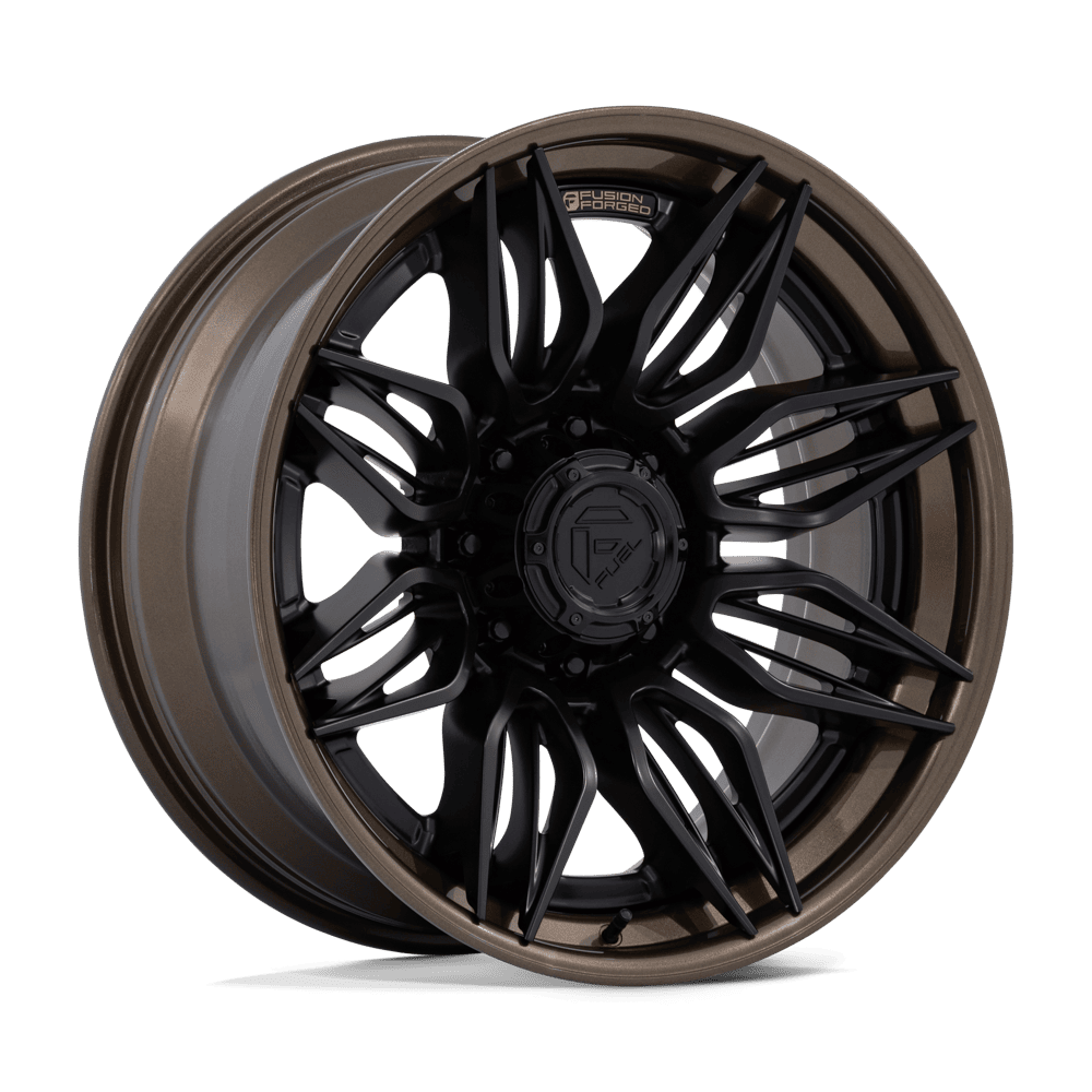 Fuel 1Pc FC404 MUTINY - 20x9 1mm 8x165.1 MATTE BLACK W GLOSS BRONZE LIP Wheel | FC404MZ20908001