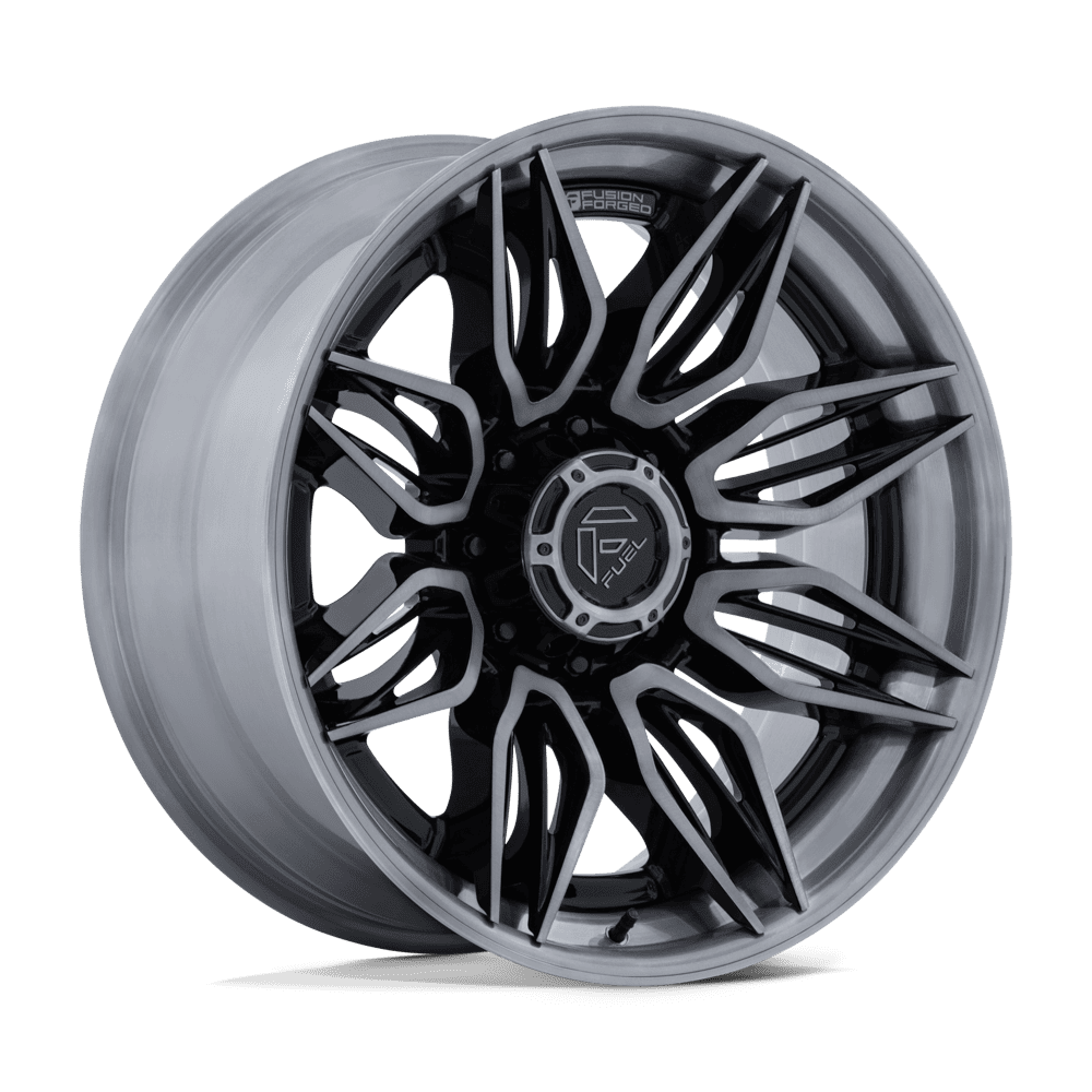 Fuel 1Pc FC404 MUTINY - 20x10 -18mm 8x180 GLOSS BLACK BRUSHED DARK TINT Wheel | FC404BT20108818N