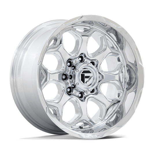 FUEL 1PC FC862 SCEPTER 22x10 -18 5x127 POLISHED MILLED