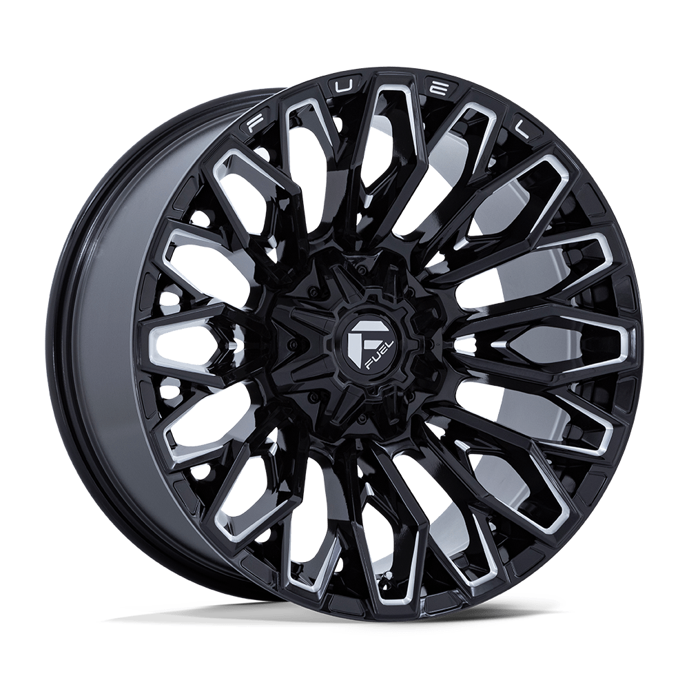 FUEL 1PC FC865 STRIKE 20x10 -18 5x127/5x139.7 GLOSS BLACK MILLED